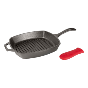 Lodge-Manufacturing-Company-Lodge-Cast-Iron-10.5-inch-Square-Grill-Pan-Black-300x300